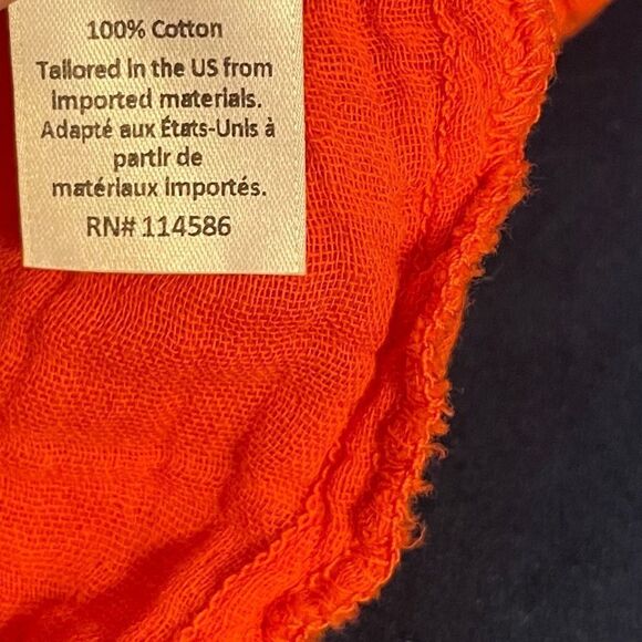 LA VI Crop Top Orange - Picture 6 of 9